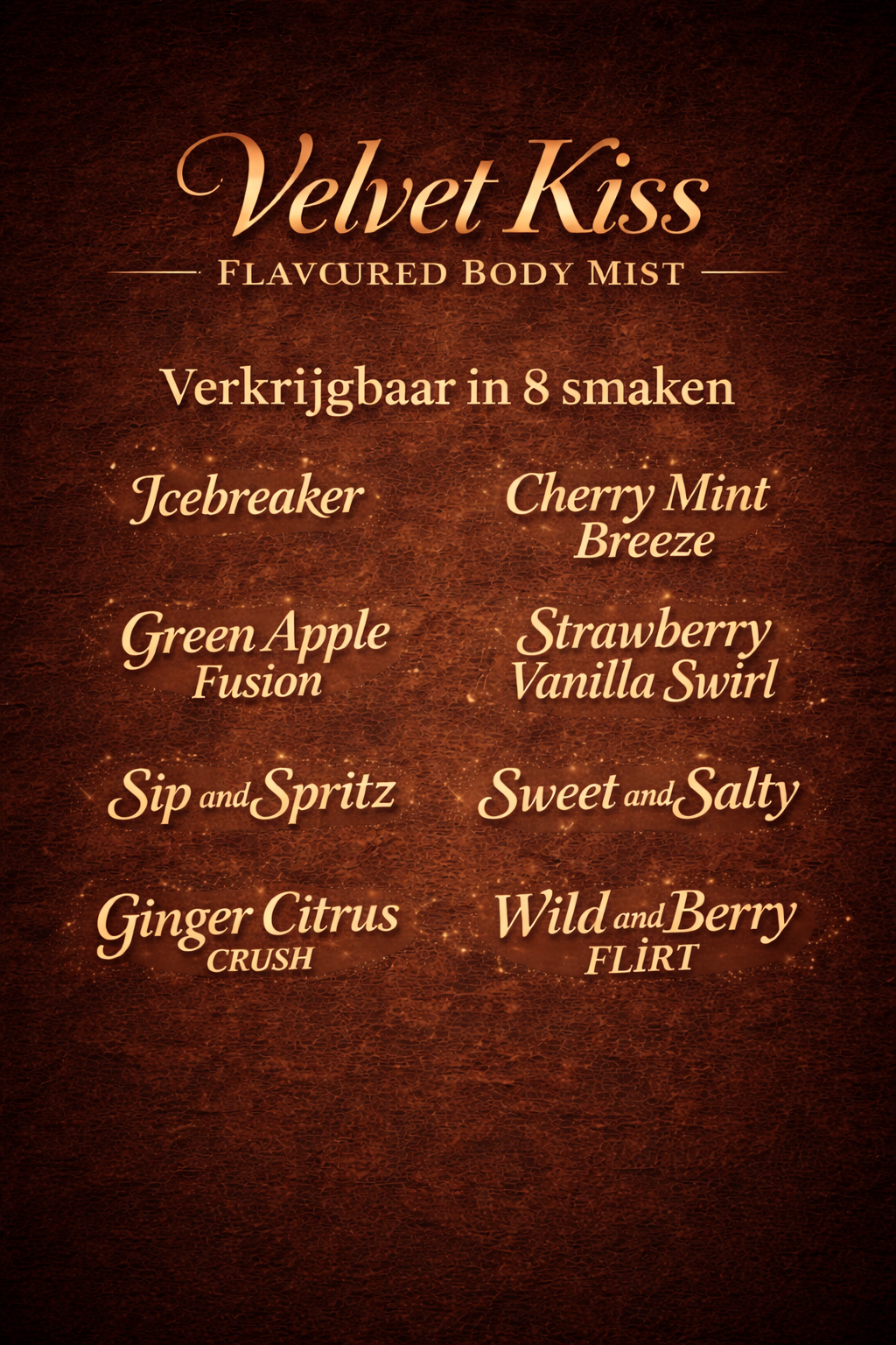 Velvet Kiss Flavoured Body Mist
