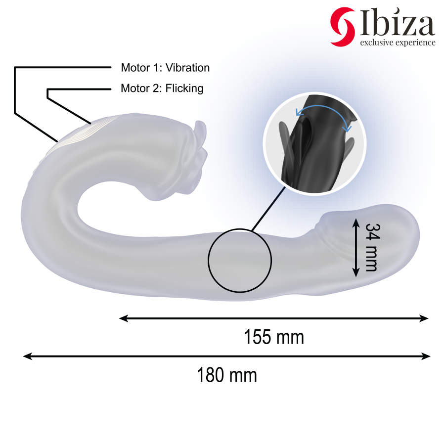 Ibiza Rose Whisper – Dual Stimulator