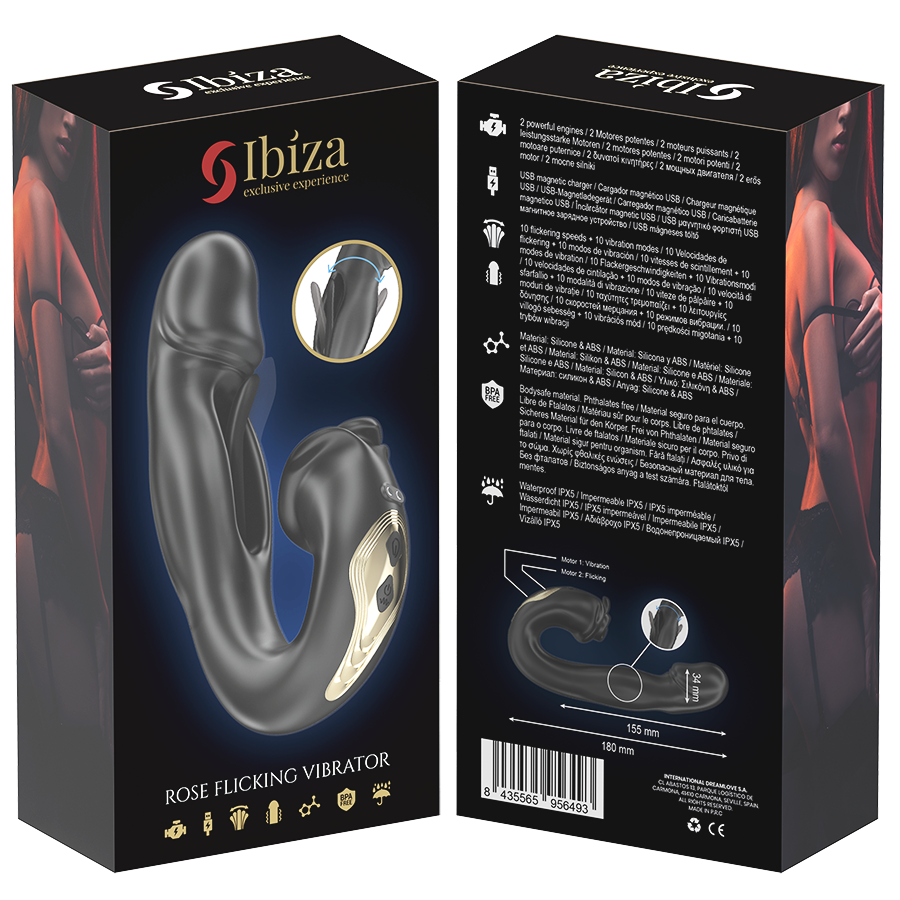 Ibiza Rose Whisper – Dual Stimulator