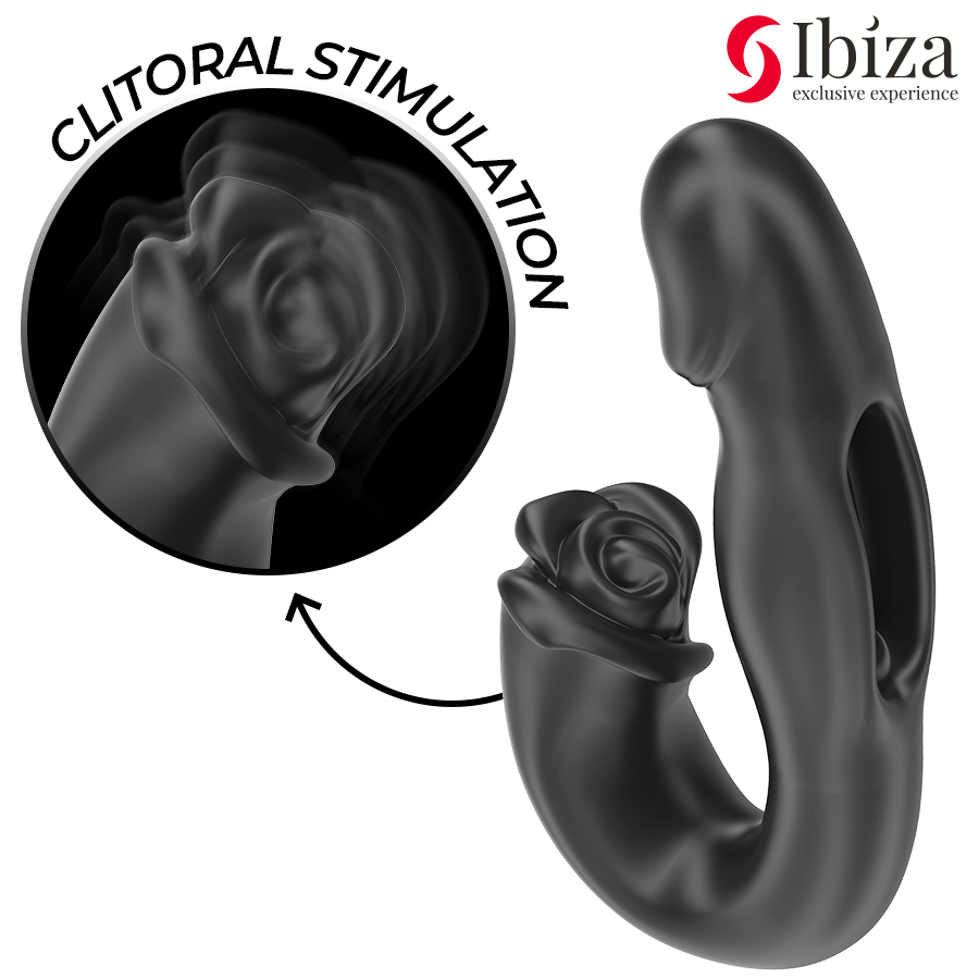 Ibiza Rose Whisper – Dual Stimulator